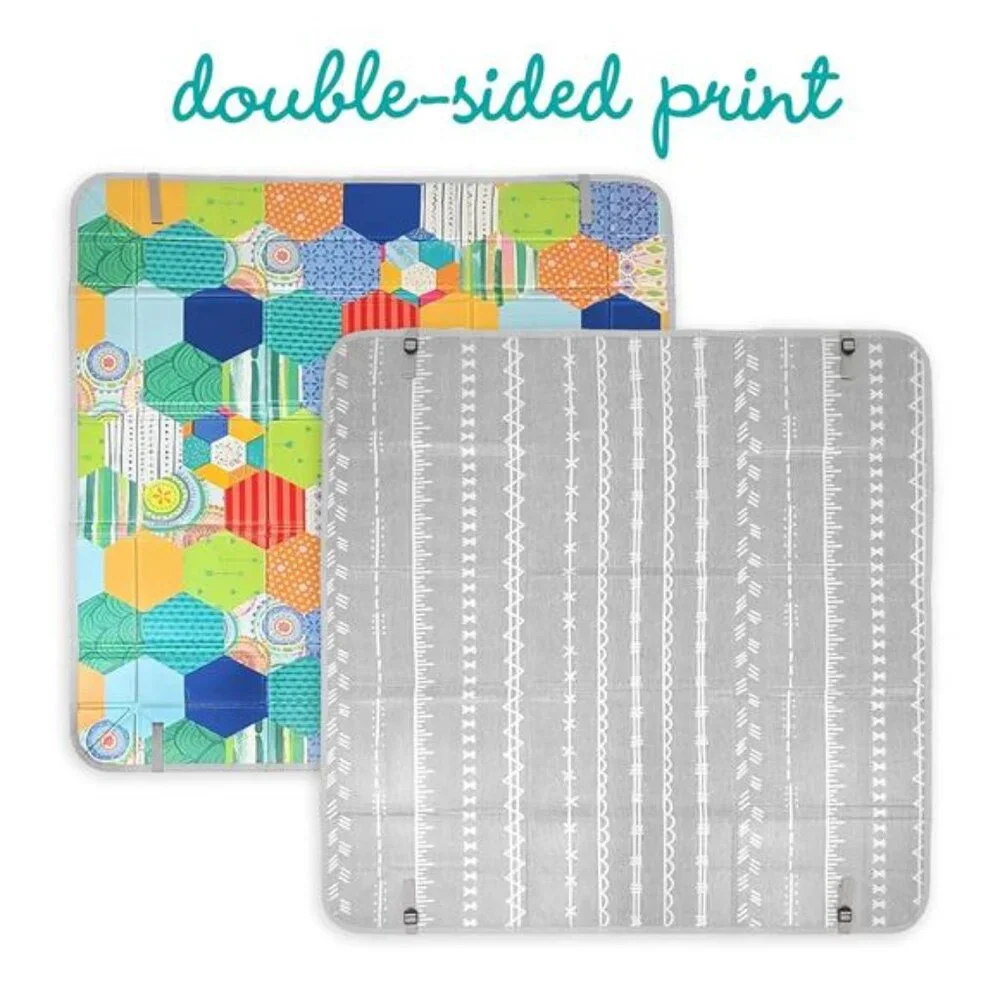 Foldable Soft Foam Play Mat, Baby Play Mat for Tummy Time & Floor
